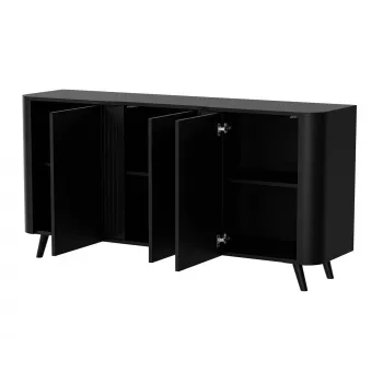 Cómoda Cama VOLARE 151 x 39 x 75 cm preto