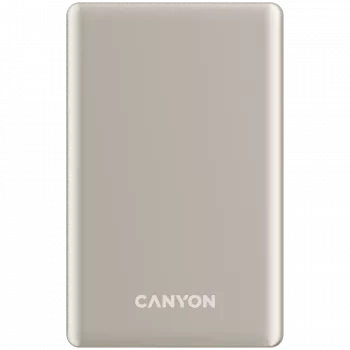 Canyon OnPower 505 - powerbank - 5.000 mAh - entrada USB-C - saída USB-C PD 20W + Wireless Magnet 1