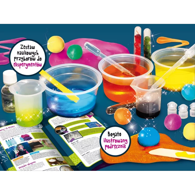 Conjunto de trabalhos manuais fábrica de slime Liscianigiochi I'M A Genius – conjunto prático de fabrico de slime