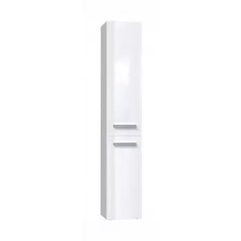 Armário de arrumação de casa de banho top e shop NEL II BIEL POŁ — de pé, 5 prateleiras, 310×300×1740 mm, branco