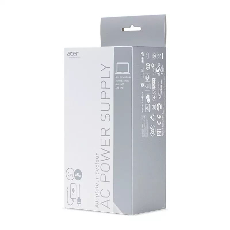 Fonte de alimentação Acer adaptador AC 65W