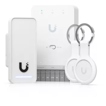 Sistema de controlo de acessos de segurança Ubiquiti G3 Starter-Kit cinzento branco