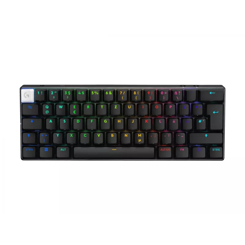Teclado de gaming Logitech G PRO X 60 USB RF Wireless Bluetooth QWERTY US International branco