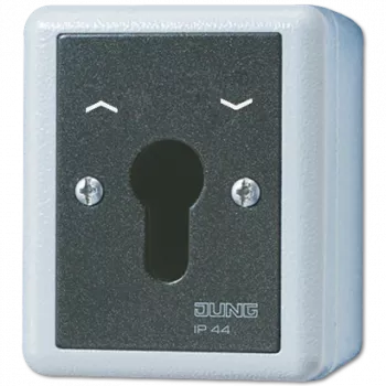 JUNG 834.28G Interruptor elétrico interruptor de chave preto - branco (834.28G)