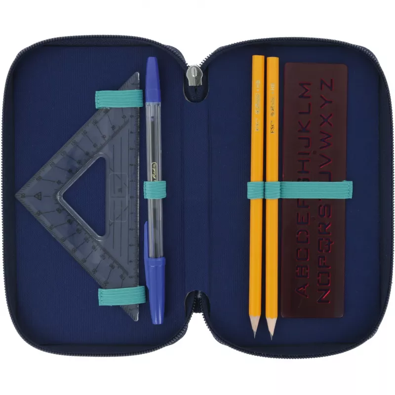 Herlitz TriCase Deep Ocean 31 peças azul poliéster 190x70x115 mm