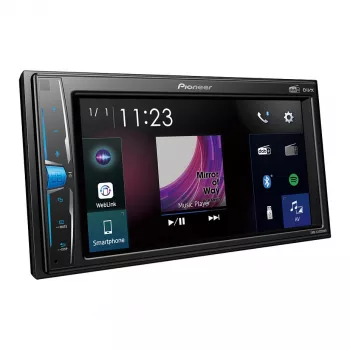 Recetor multimédia para automóvel Pioneer DMH-A3300DAB preto Bluetooth 2 DIN 50W