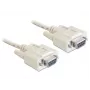 Cabo serial DeLOCK 84250 cinzento 5m Sub-D9