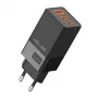 Carregador Beline BELI02750 65W GaN com 2×USB-C e 1×USB-A