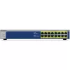 NETGEAR GS516PP Não gerido Gigabit Ethernet (10/100/1000) Power over Ethernet (PoE) azul, cinzento