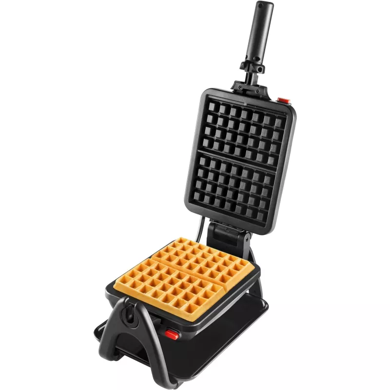 Máquina de waffles Tefal WM756D 2 waffles 1200 W preto, aço inoxidável