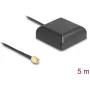 Antena GNSS Navilock NL-203AA High-Gain, conector SMA, cabo de 5 m, para exterior