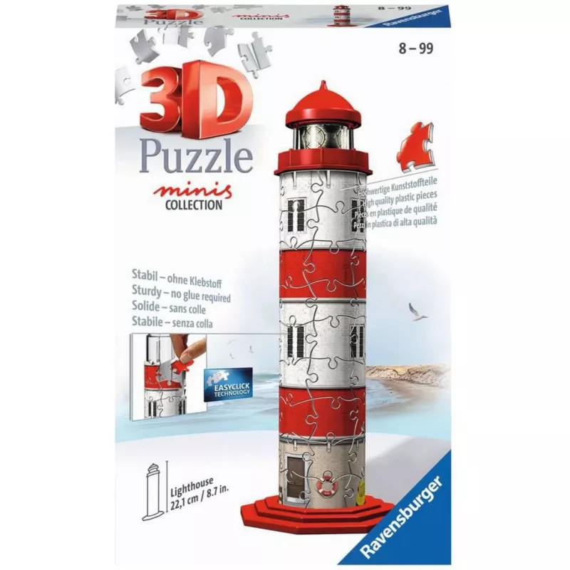 Puzzle 54 elementos 3D Mini Farol