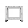 Rack 19 9U 600x600-1100 ajustável cinzento