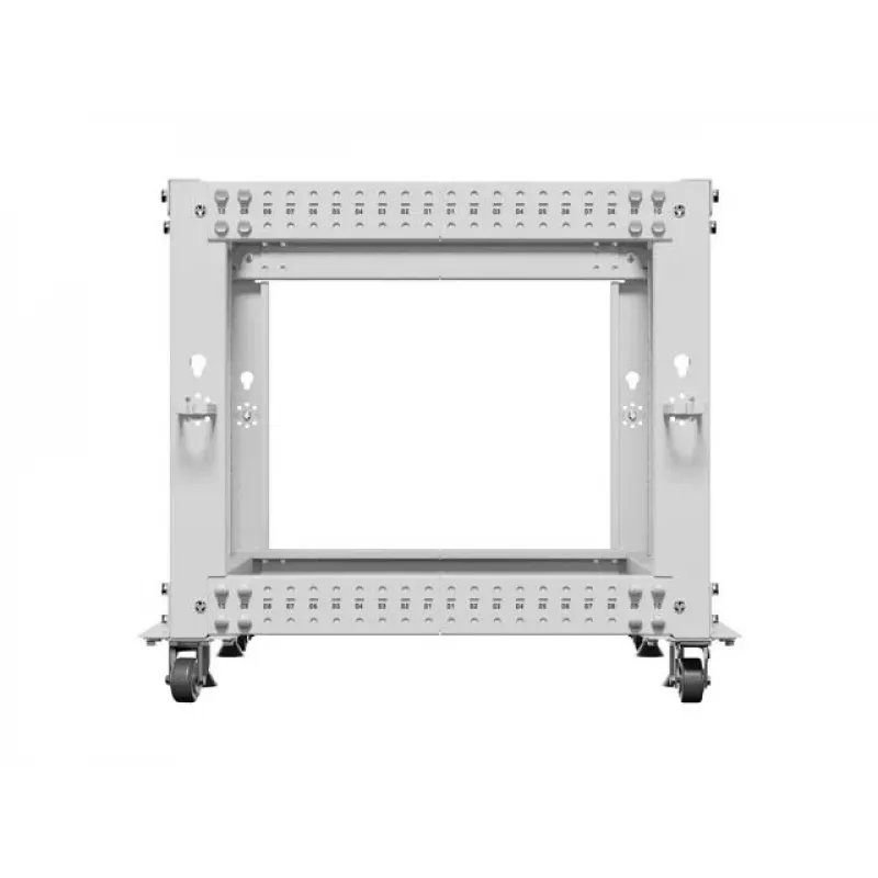 Rack 19 9U 600x600-1100 ajustável cinzento