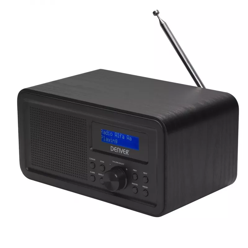 DENVER DAB-30 preto rádio pessoal