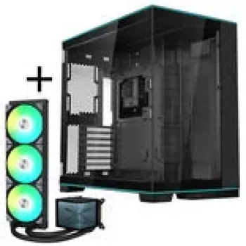 Lian Li O11D EVO RGB + TRYX PANORAMA ARGB Refrigeração líquida completa - preto, 360 mm