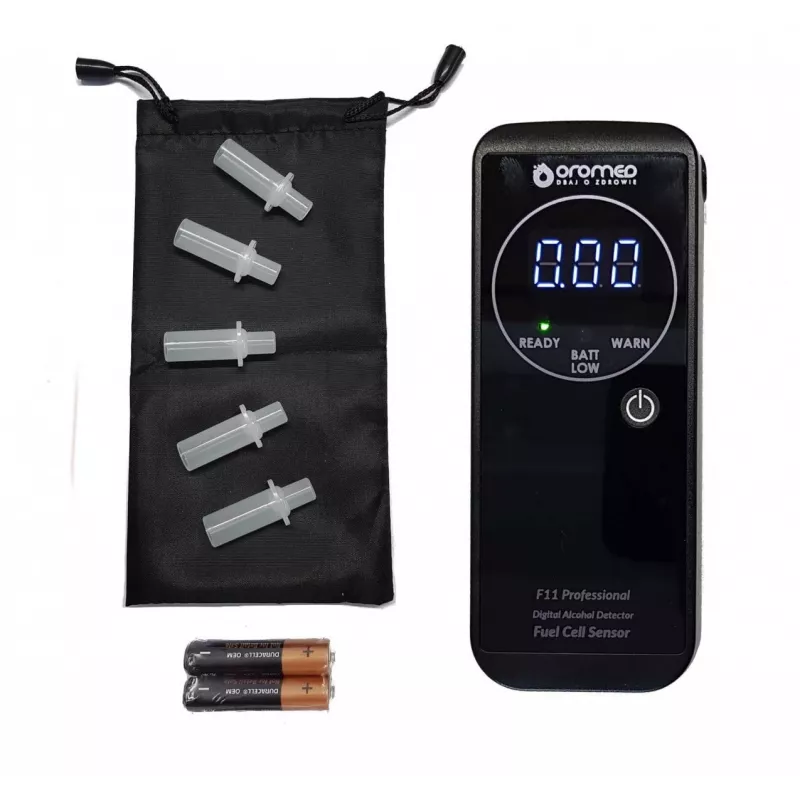 Alcoolímetro Oromed F11 PROFESSIONAL 0 - 4‰ 0,05‰ preto