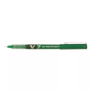 Caneta de haste Pilot Hi-Tecpoint V7 Verde cor de escrita Verde