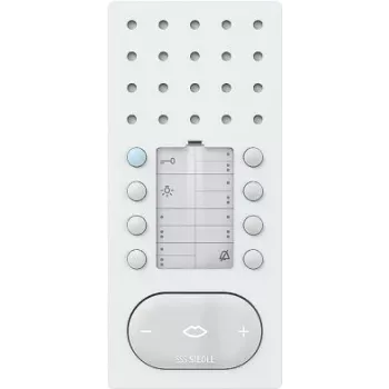 Siedle BFC 850-0 - Com fios - branco - parede - 91 mm - 27 mm - 201 mm
