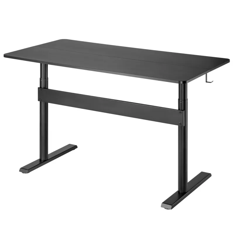 Secretária de escritório Ergo com tampo, mola a gás, altura ajustável, para trabalhar de pé e sentado, altura máx. 115 cm, ER