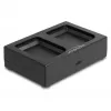 Estação de carregamento DeLOCK 90608 USB C preto 68x115x22mm