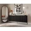 Cama Meble VERA cómoda 190x40x80 cm, preto mate