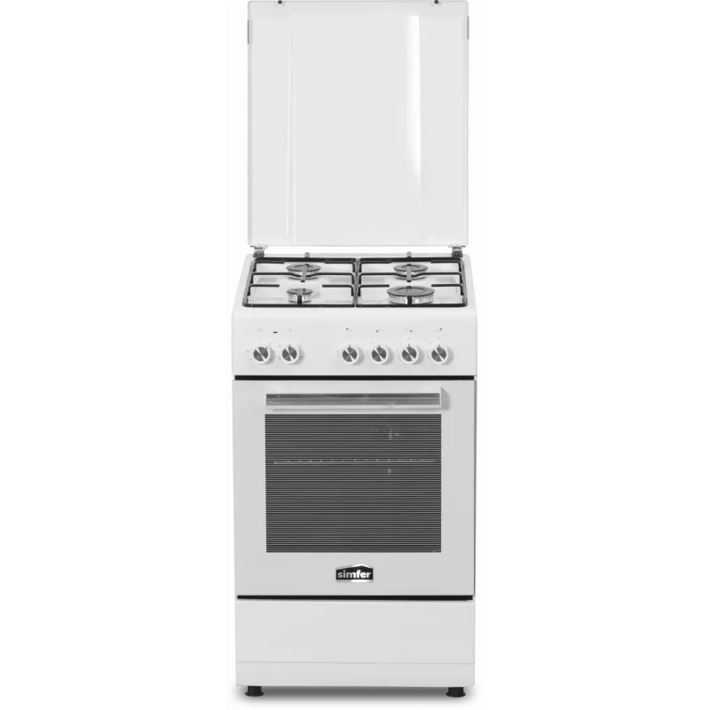 Placa a gás de encastrar e forno elétrico SIMFER 5405SERBB, aparelho combinado, largura 50 cm, classe de eficiência energética A