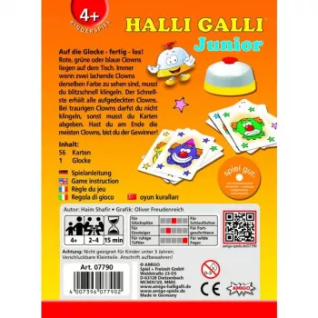 Halli Galli Junior, jogo de cartas