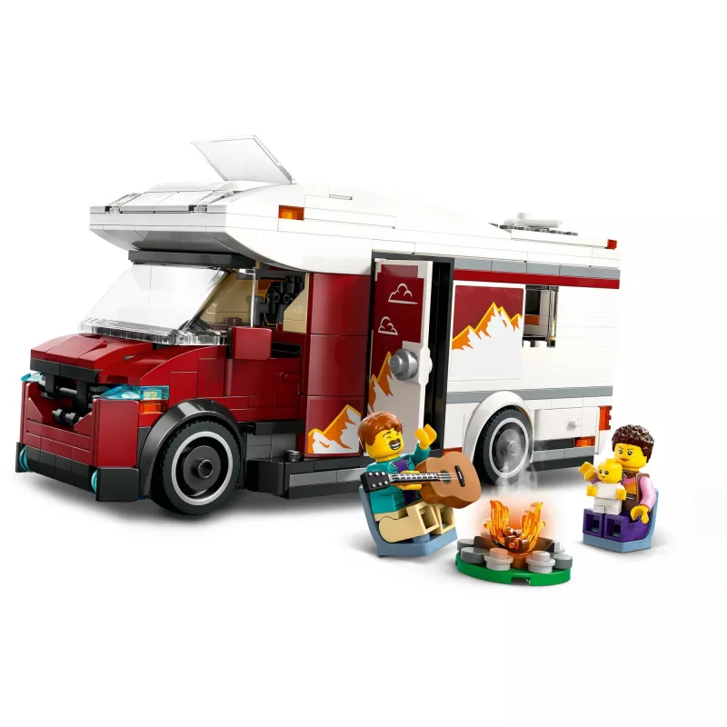 Brinquedo de construção LEGO City Autocaravana de aventura 60454, 385 peças, altura 80 mm, para crianças a partir de 6 anos