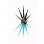 NeXtime Relógio 3051bl Nova, Ø50 cm, parede, preto/azul