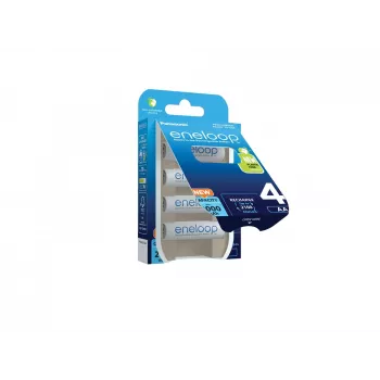 Pilhas recarregáveis PANASONIC ENELOOP AA 2000 mAh 4 unid. (BK-3MCDE/4CP)