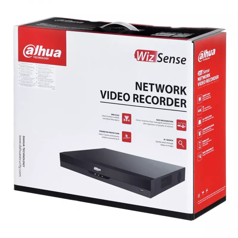 Gravador de vídeo em rede DAHUA NVR4104HS-EI preto