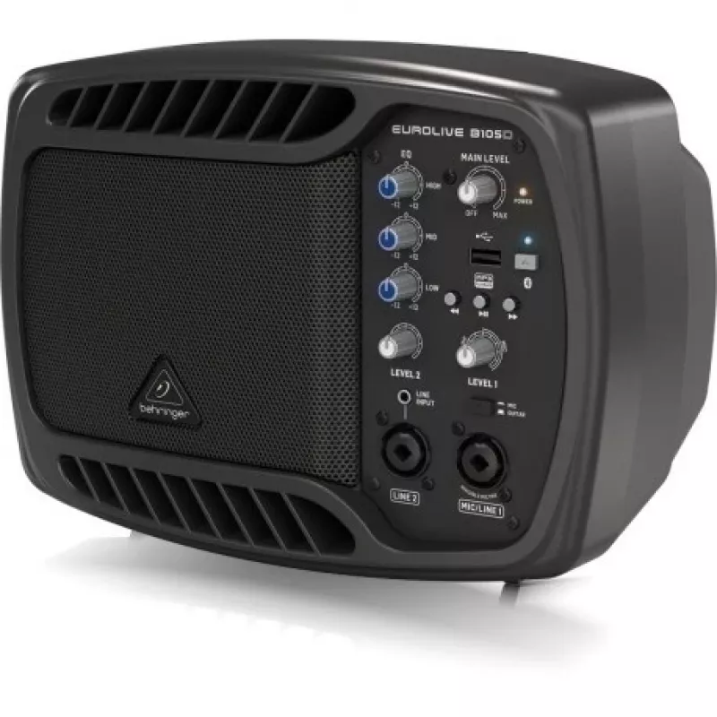 Altifalante Behringer B105D Full Range preto com fios e sem fios 50 W