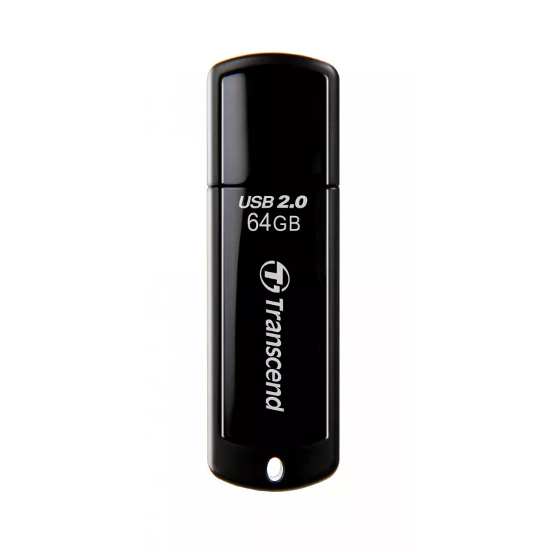 Pen drive USB Transcend JetFlash 350 64GB, USB 2.0, Preto