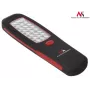 Lanterna de oficina MACLEAN MCE03 — 24 LEDs, base magnética e gancho, a pilhas (3×AAA)