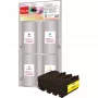 Peach PI300-538 pack de cartuchos de tinta, 4 unidades, XL, preto, ciano, magenta, amarelo (compatível com HP 950XL/951XL)