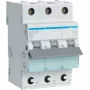 Hager MCS325. Corrente nominal: 25 A, frequência de entrada AC: 50/60 Hz. Tipo: característica de disparo C, quantidade de módulos (máx.): 3 módulo(s). Largura: 52,5 mm, profundidade: 70 mm, altura: 83,4 mm (MCS325)