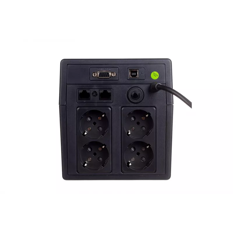 Digitus DN-170065 UPS Line-Interactive, 1000VA / 600W, 4x Schuko, 2x 12V/7Ah