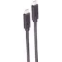 Cabo de ligação USB-C shiverpeaks ®-BASIC-S-, cabo USB ficha Type-C macho para ficha Type-C macho, 4.0 Gen 3x2, 240W, 0,5 m (BS13-63015)