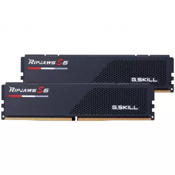 DIMM 96 GB DDR5-6000 (2x 48 GB) Dual-Kit, memória preta, F5-6000J3036F48GX2-RS5K, Ripjaws S5, INTEL XMP