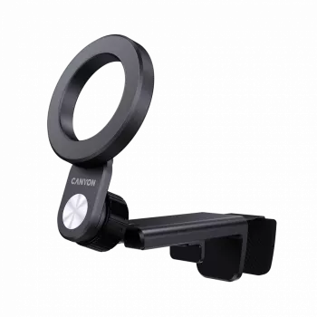 Suporte de viagem magnético CANYON OnGrip 11 — suporte magnético com clipe, preto, suporte compacto de viagem para telemóvel