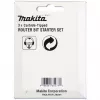 Conjunto de fresas Makita - 3 peças - para Makita DRT50Z