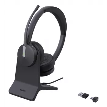 Yealink BH70 Dual com base de carregamento Teams USB-C/a headset