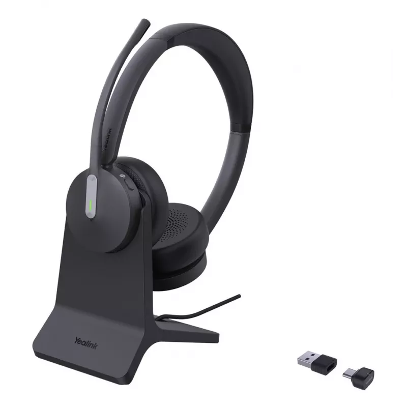 Yealink BH70 Dual com base de carregamento Teams USB-C/a headset