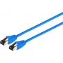Cabo de rede S/CONN 08-41011 azul 0,5 m Cat8.1 F/FTP