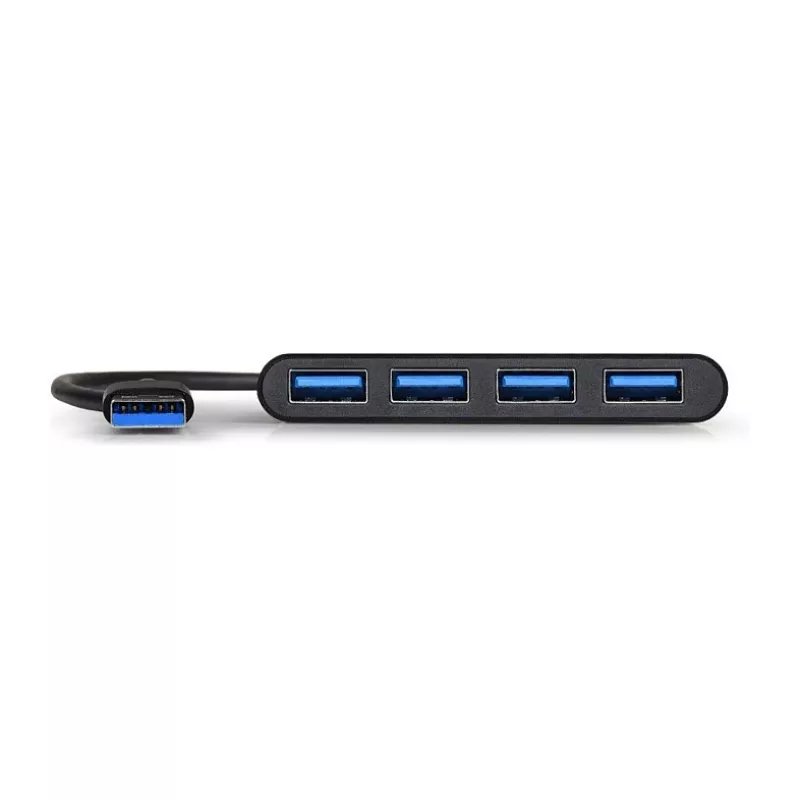 Hub USB Port Designs 900121 USB 3.2 Gen 1 Type-A 5000 Mbit/s preto