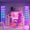 Painel de LED inteligente Nanoleaf X Fantaqi EXPO SQFX01K02-4WT — conjunto de painéis de iluminação decorativos modulares