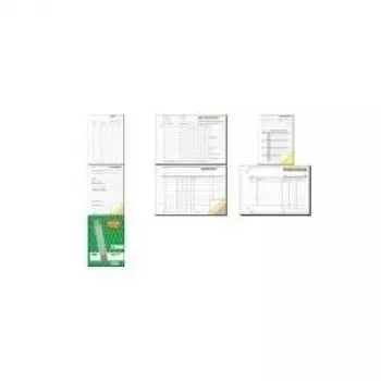 Caderno de notas/relatórios Sigel SD030 A4, 2x40 folhas, costura a fio
