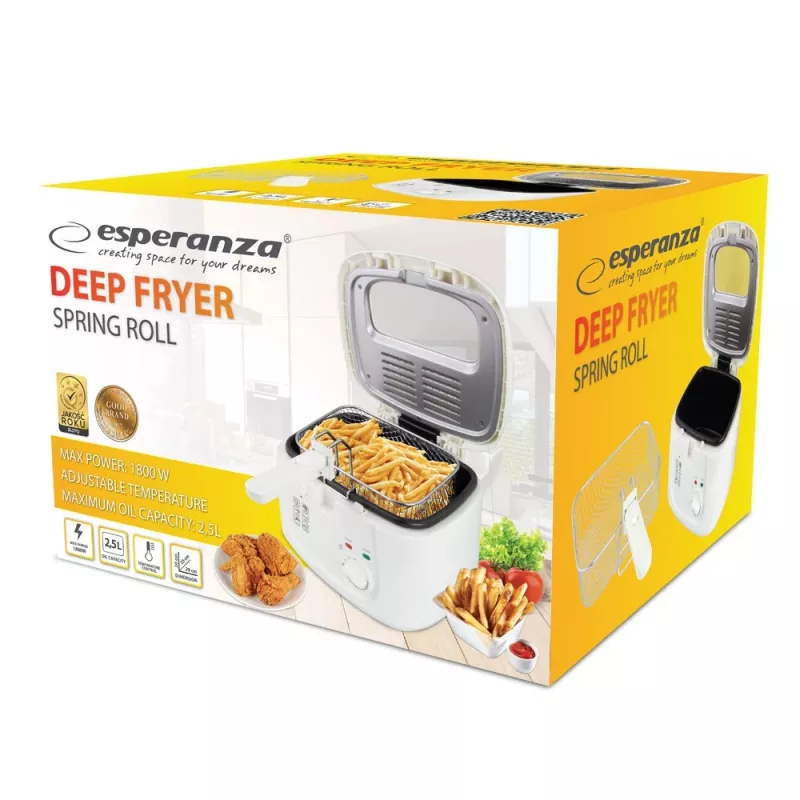 Fritadeira Esperanza EKG012 2,5L, branco