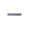 Comutador KVM Unitek V307A USB HDMI 2 portas 4K Ultra HD 3840x2160@60 Hz HDCP 2.2, caixa metálica, cinzento
